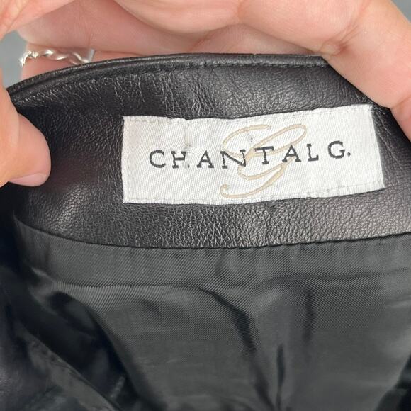 Vintage Italian Leather Skirt Size Medium - Picture 3 of 7